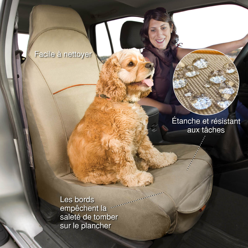 Housse de siège baquet pour chien Housse de siège avant de voiture Housse  de siège unique pour protecteur de siège pour chien